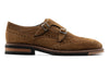 Tuscan Italian Suede Double Monk - Tobacco