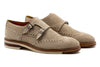 Tuscan Italian Suede Double Monk - Bone