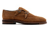 Tuscan Italian Suede Double Monk - Bark