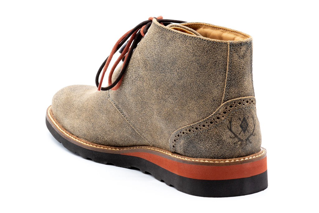 Blue Ridge Water Repellent Suede Leather Chukka Boots - Sandstone