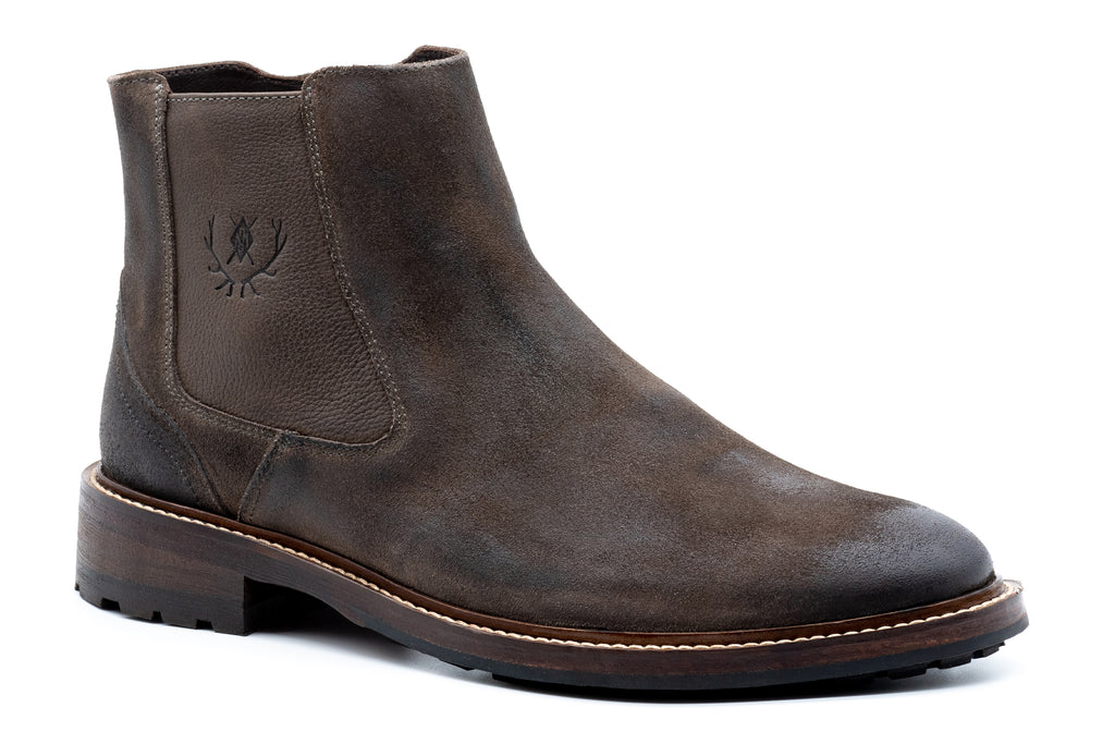 McKinley Water Repellent Suede Leather Boots - Smoke