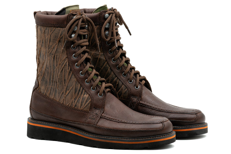 Laverack Oiled Saddle Leather Field Boots - Walnut