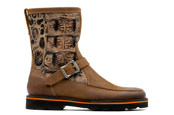 Llewellin Water Buffalo Pro Guide Boots - Burnt Cedar