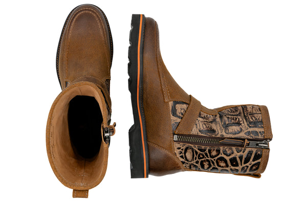 Llewellin Water Buffalo Pro Guide Boots - Burnt Cedar