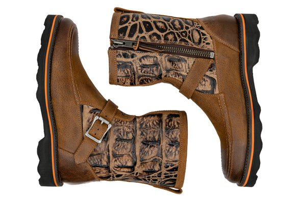 Llewellin Water Buffalo Pro Guide Boots - Burnt Cedar