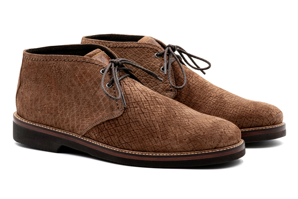Ernest Wild African Hippo Chukka Boots - Bark