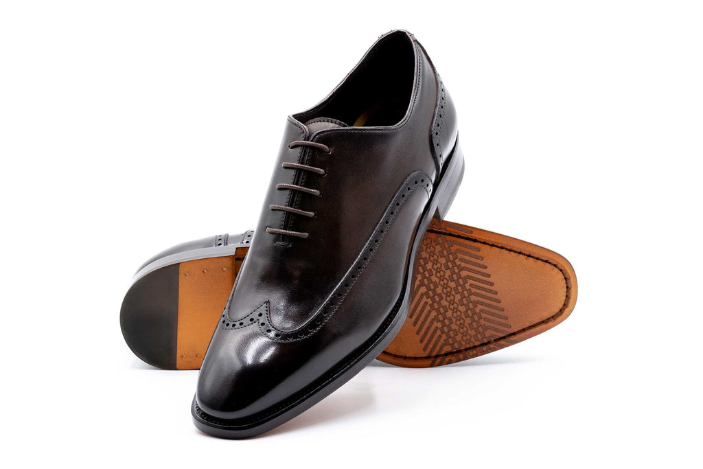 Campagna Italian Calf Leather Wingtip - Espresso