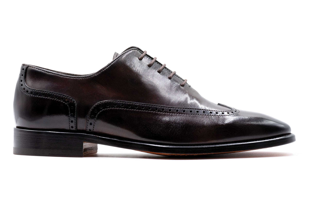 Campagna Italian Calf Leather Wingtip - Espresso