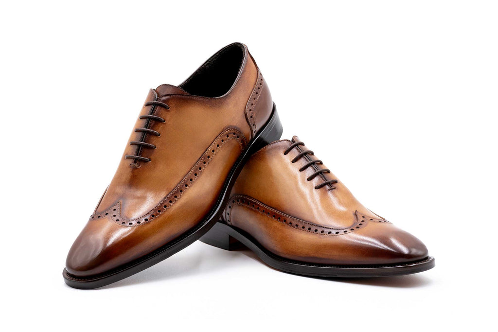 Campagna Italian Calf Leather Wingtip - Bionda