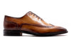 Campagna Italian Calf Leather Wingtip - Bionda