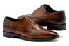 Campagna Italian Calf Leather Wingtip - Cuoio
