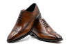 Campagna Italian Calf Leather Wingtip - Cuoio