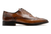 Campagna Italian Calf Leather Wingtip - Cuoio