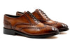 Campagna Italian Calf Leather Wingtip - Whiskey