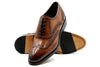Campagna Italian Calf Leather Wingtip - Whiskey
