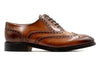 Campagna Italian Calf Leather Wingtip - Whiskey