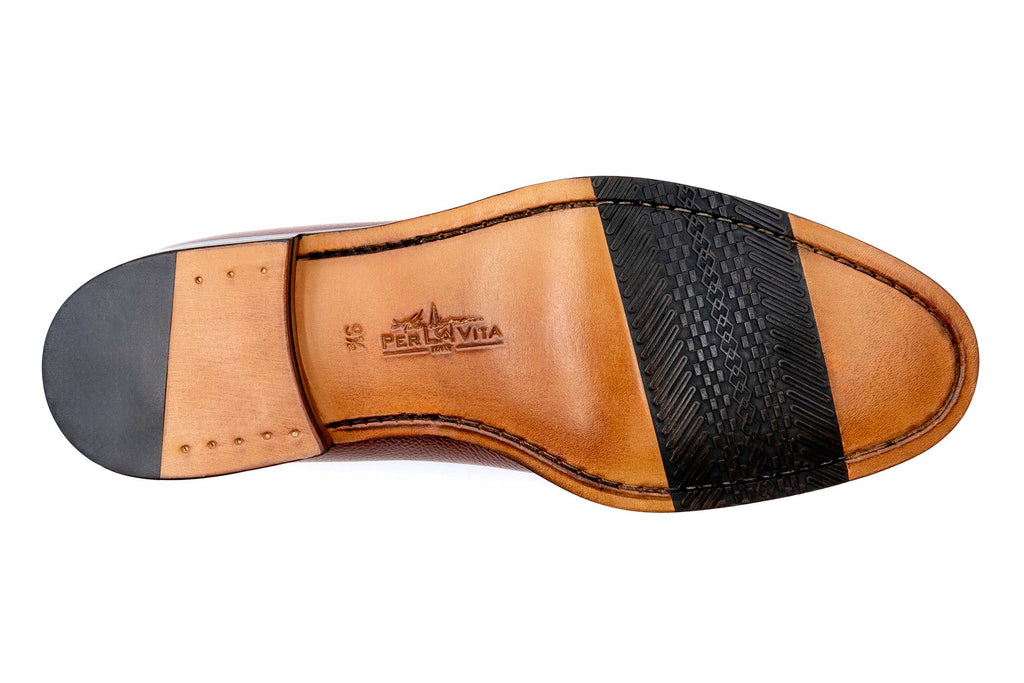 Napoli Venetian Italian Calf Leather - Biscotti