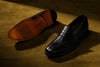 Napoli Italian Calf Leather Penny Loafers - Nero