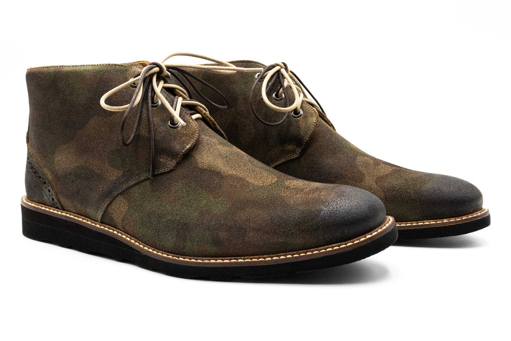 Blue Ridge Suede Chukka Boots - Camo