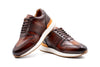 Salerno Italian Calf Leather Sneakers - Cuoio