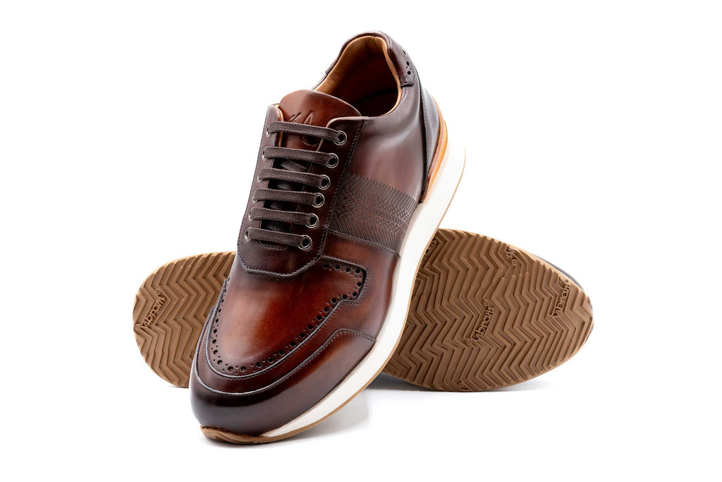 Salerno Sneaker Italian Calf Leather - Cuoio