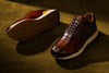 Salerno Italian Calf Leather Sneakers - Cuoio