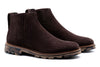 Huntley Suede Chelsea Boots - Walnut