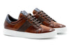 Positano Italian Saddle Sneakers - Whiskey