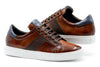 Positano Italian Saddle Sneakers - Whiskey