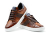 Positano Italian Saddle Sneakers - Whiskey