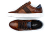 Positano Italian Saddle Sneakers - Whiskey