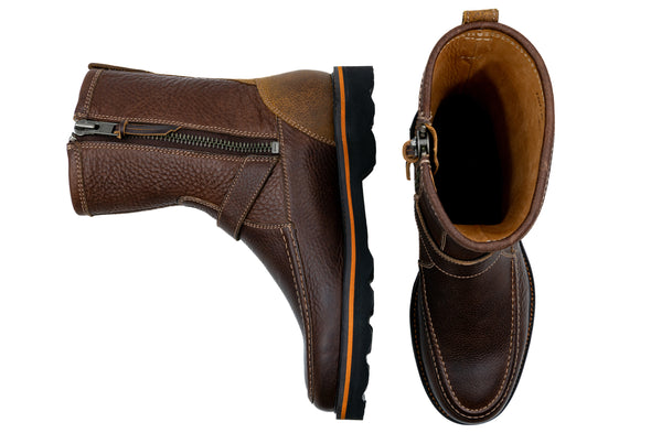 Llewellin American Bison Pro Guide Boots - Chestnut