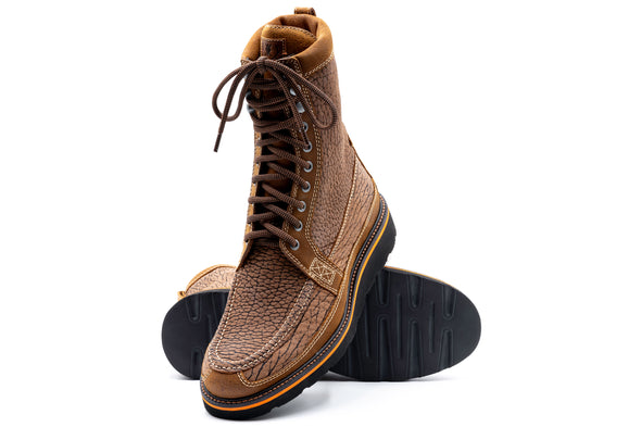 Laverack American Bison Field Boots - Burnt Pecan