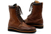 Laverack Oiled Saddle Leather Field Boots - Chestnut