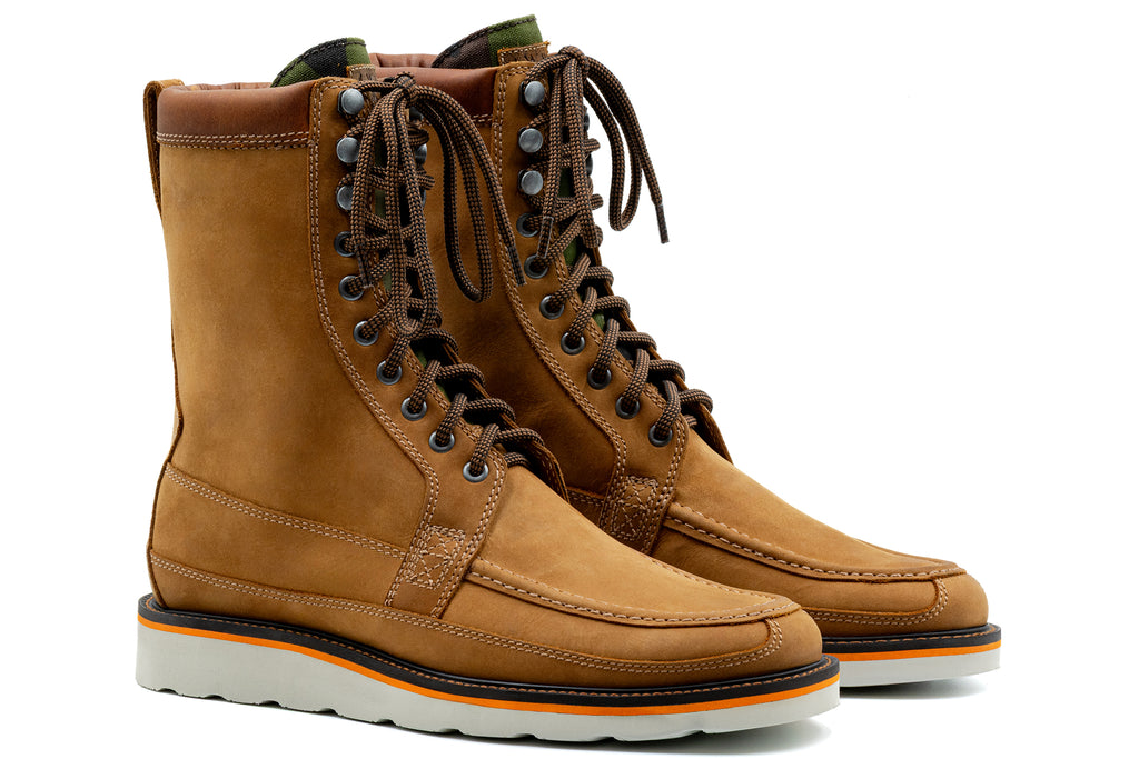 Laverack Nubuck Field Boots - Wheat