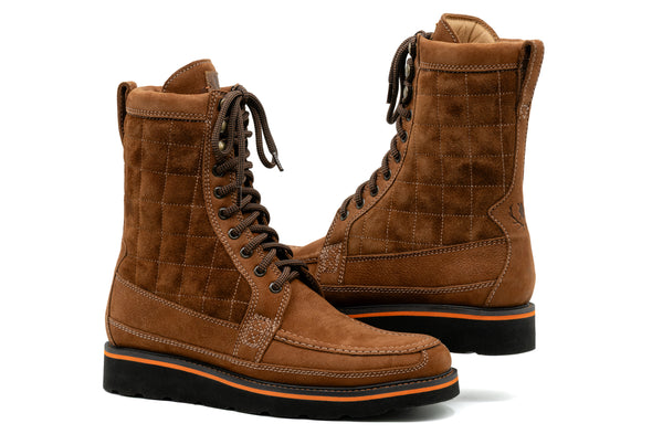 Laverack African Kudu Leather Field Boots - Snuff
