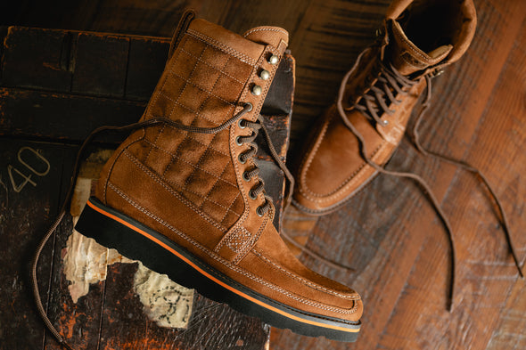 Laverack African Kudu Leather Field Boots - Snuff
