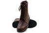 Laverack South American Crocodile with Royal Bullhide Leather Trim Field Boots - Chestnut