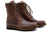 Laverack Genuine Crocodile with Bison Trim Field Boots - Chestnut