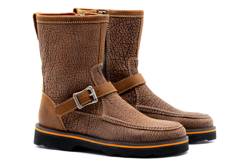 Llewellin American Bison Pro Guide Boots - Burnt Pecan