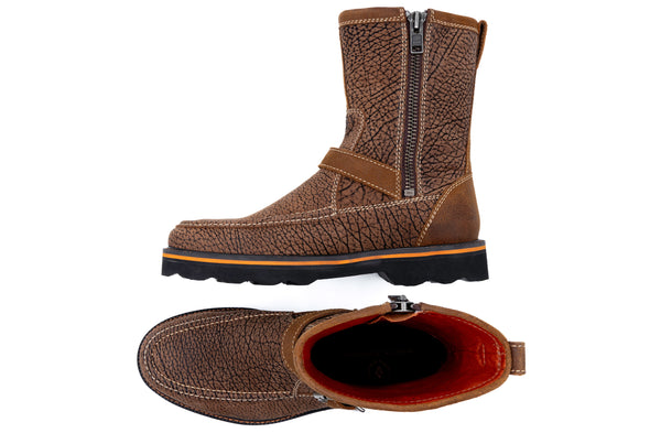 Llewellin American Bison Pro Guide Boots - Burnt Pecan