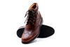 Old Row Oiled Saddle Leather Wingtip Boots - Cigar