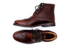 Old Row Oiled Saddle Leather Wingtip Boots - Cigar