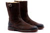 Hunter Suede Roper Boots - Chocolate