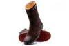 Hunter Suede Roper Boots - Chocolate