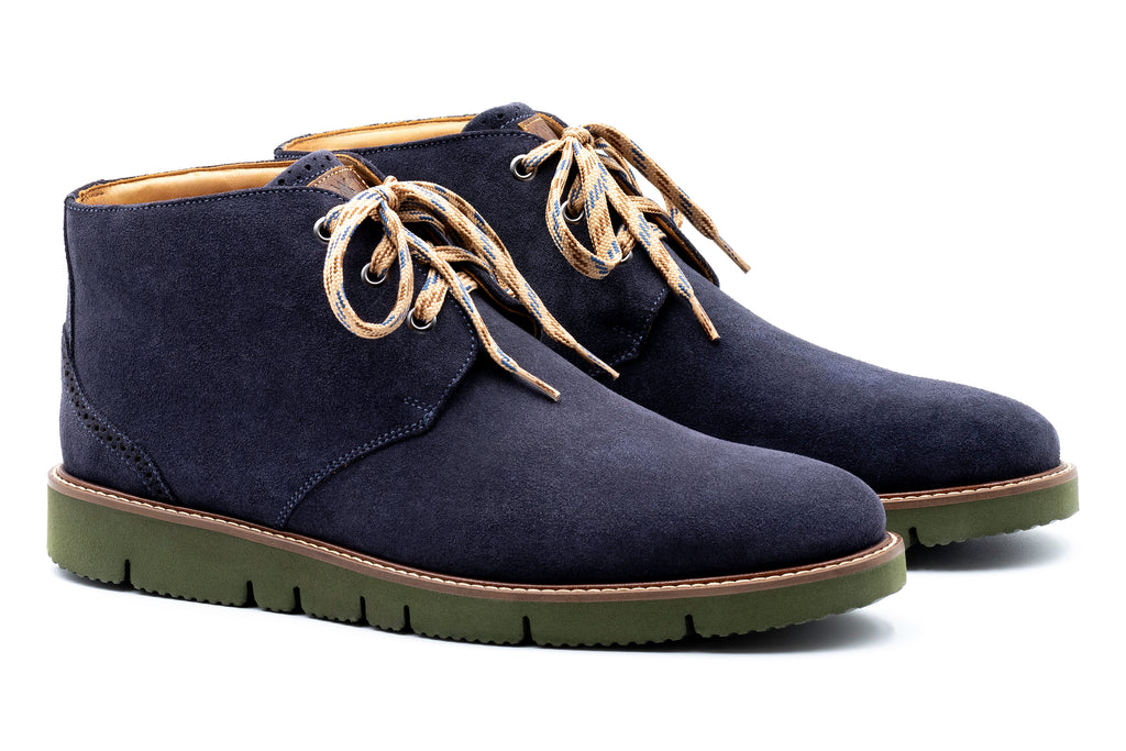 Piney Creek Suede Chukka Boots - Navy