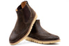 Piney Creek Suede Chelsea Wingtip Boots - Blackened Truffle