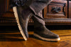 Piney Creek Suede Chelsea Wingtip Boots - Blackened Truffle
