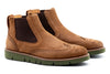 Piney Creek Suede Chelsea Wingtip Boots - French Roast