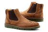 Piney Creek Suede Chelsea Wingtip Boots - French Roast